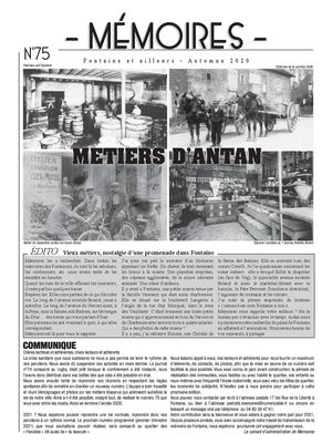 Bulletin Mémoires  N°75