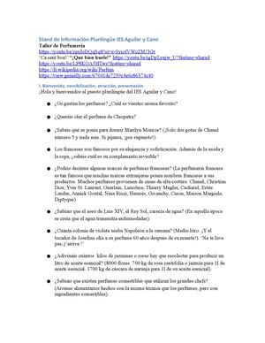 Información Stand Español
