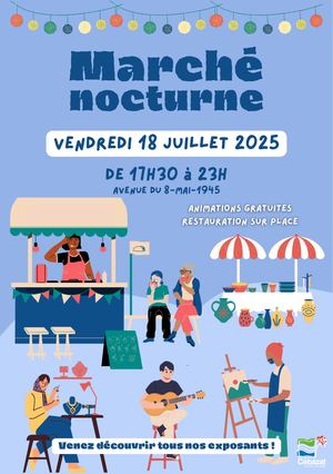 Flyer Marché Nocturne 2025