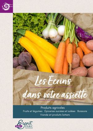 Guide Les Ecrins dans votre assiette, 2025