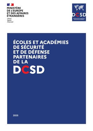 Livret des écoles et académies de sécurité et de défense partenaires de la DCSD