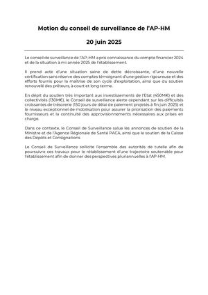 Motion Alerte Situation Aphm Cs 20 06 2025