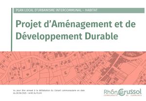 Projet d'Aménagement et de Développement Durable (PADD)