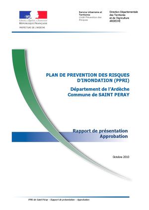Rapport De Presentation PPRi St Peray Cle23e31f