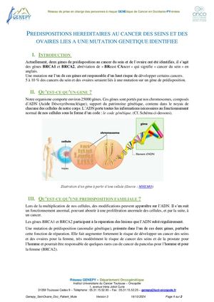 GENEPY SEIN OVAIRE Doc Info Patient Mute BRCA V2021
