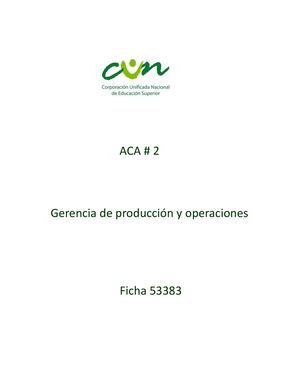 Aspectos De La Planeación Agregada