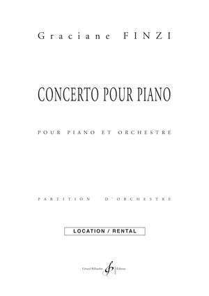 Graciane Finzi - Concerto pour piano