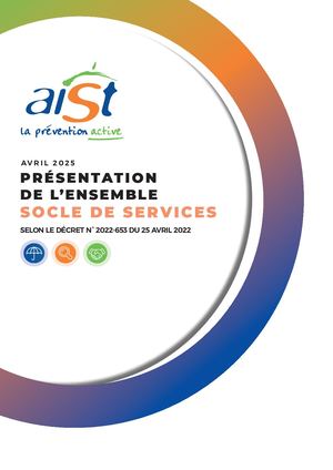 Brochure Offre Socle AIST - La prévention active