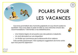 Focus : Polars pour les vacances - Juillet 2025