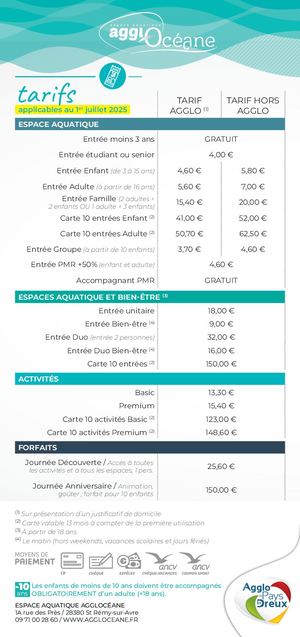 Tarifs et Horaires AgglOcéane St Remy-sur-Avre