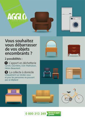 Plaquette objets volumineux - encombrants