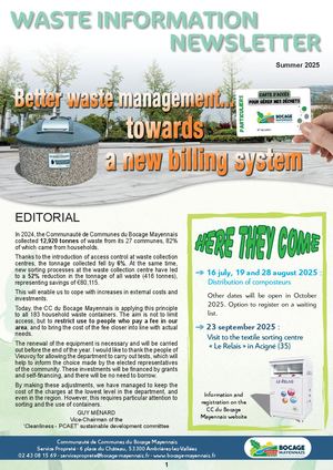 Waste Information Newsletter Summer 2025