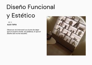 Diseño Funcional  y Estético