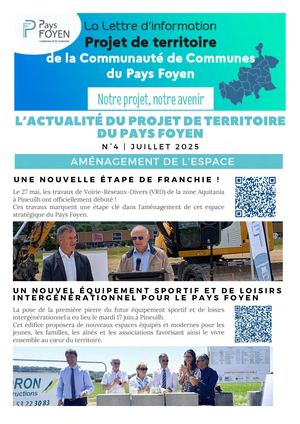 Lettre Projet Territoire N4 Pays Foyen