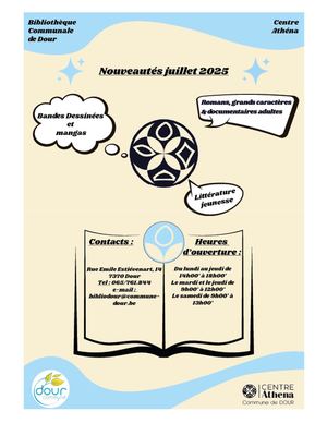 Nouveautés Juillet 2025