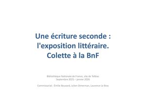 Colette Conférence du 3 juin 25