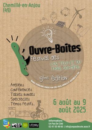 L'Ouvre-Boîtes 2025 - festival des Low Tech et du faire soi-même