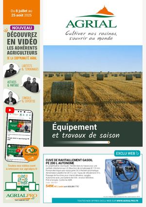 Agrial Pro 16p Juillet 2025