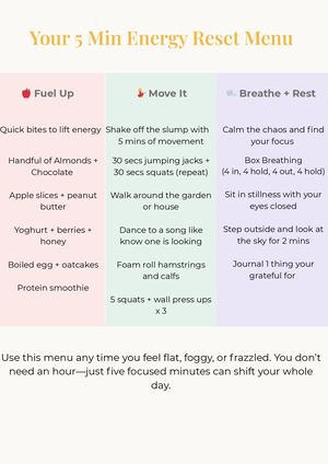 Energy Solutions Menu.pdf Calaméo - Your 5 Min Energy Reset Menu Pdf