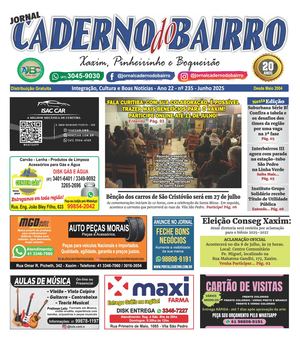 Caderno Do Bairro - Xaxim - Ed. 235 - Junho 2025