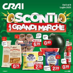 Volantino Crai Sardegna dal 3 al 9 luglio