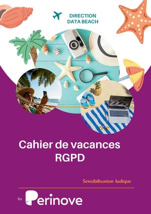 PERINOVE-Cahier De Vacances RGPD