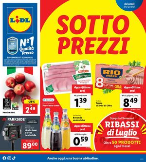 lidl Offerte Valide Dal 07 07 Al 13 07 Volantino Settimanale 01