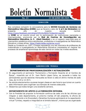 Boletín 23