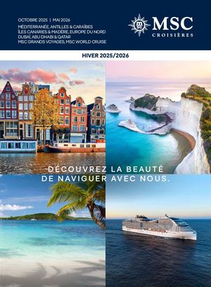 MSC Croisières Hiver 2025-2026