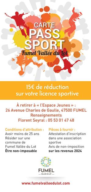 Dépliant Carte Pass Sports 25_26