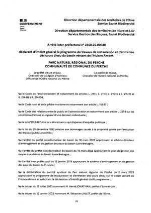 Calaméo - Déclaration d'intérêt général GEMA | Parc du Perche