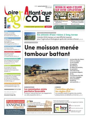 Loire-Atlantique agricole du vendredi 4 juillet 2025