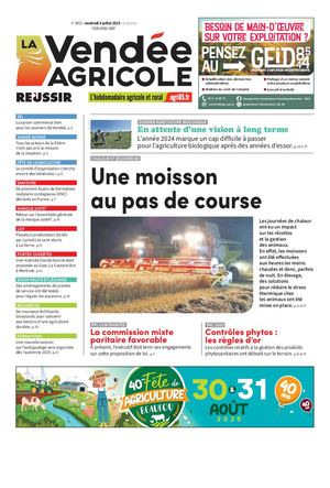 Vendée agricole du vendredi 4 juillet 2025
