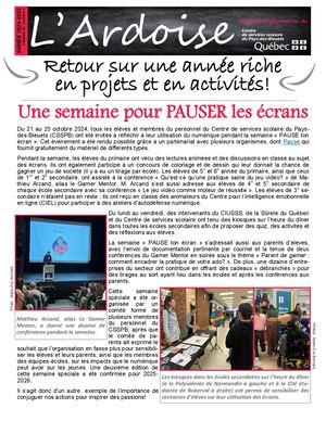 L'Ardoise - 2024-2025