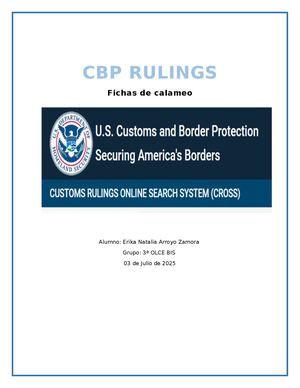 Calaméo - Cbp Rulings Fichas De Calameo