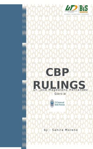Calaméo - CBP Rulings