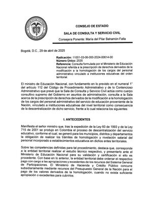 Concepto 2535 Sin Reserva Sintrenal