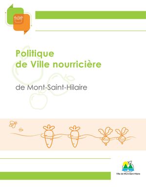 Politique Ville nourricière