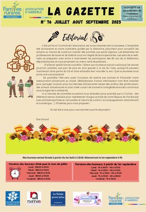 La Gazette N° 76 (1)