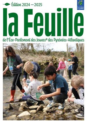 La Feuillle de l'éco-parlement des jeunes des Pyrénées-Atlantiques - édition 2024/2025