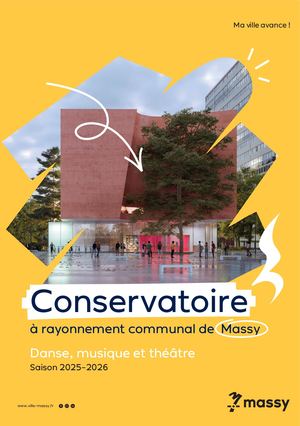 Plaquette Conservatoire Massy 2025