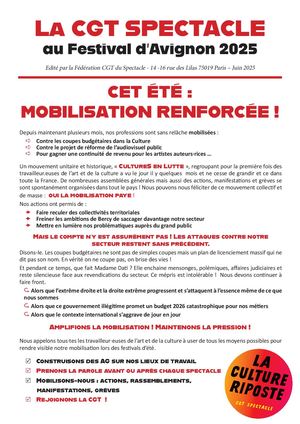 PROGRAMME AVIGNON 2025