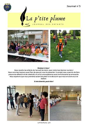 La P'tite Plume Journal N°3