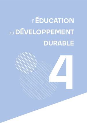 Offre Pédagogique Du CAUE 31 - Catalogue 2025 2026 - Education au Développement Durable