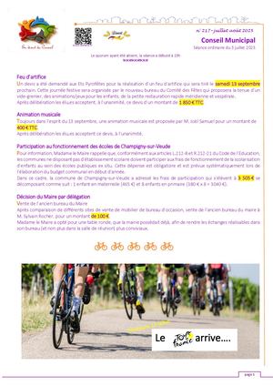 N° 217 Juillet Août 2025
