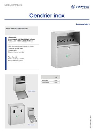 Cendrier Mural 122 0519 00