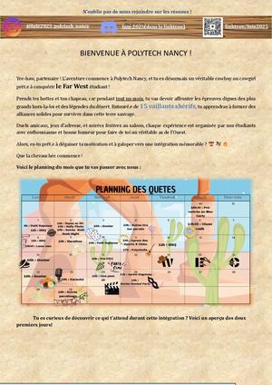 Intégration 2025-2026 à Polytech Nancy