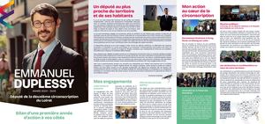 Bilan Annuel 2024-2025 _ Député Emmanuel Duplessy