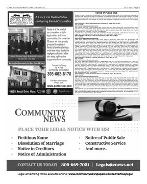 Monday Broward Legals 7 7 25