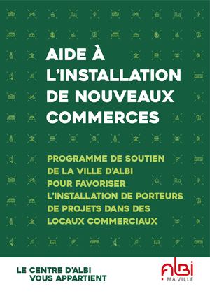Aide à l'installation de nouveaux commerces